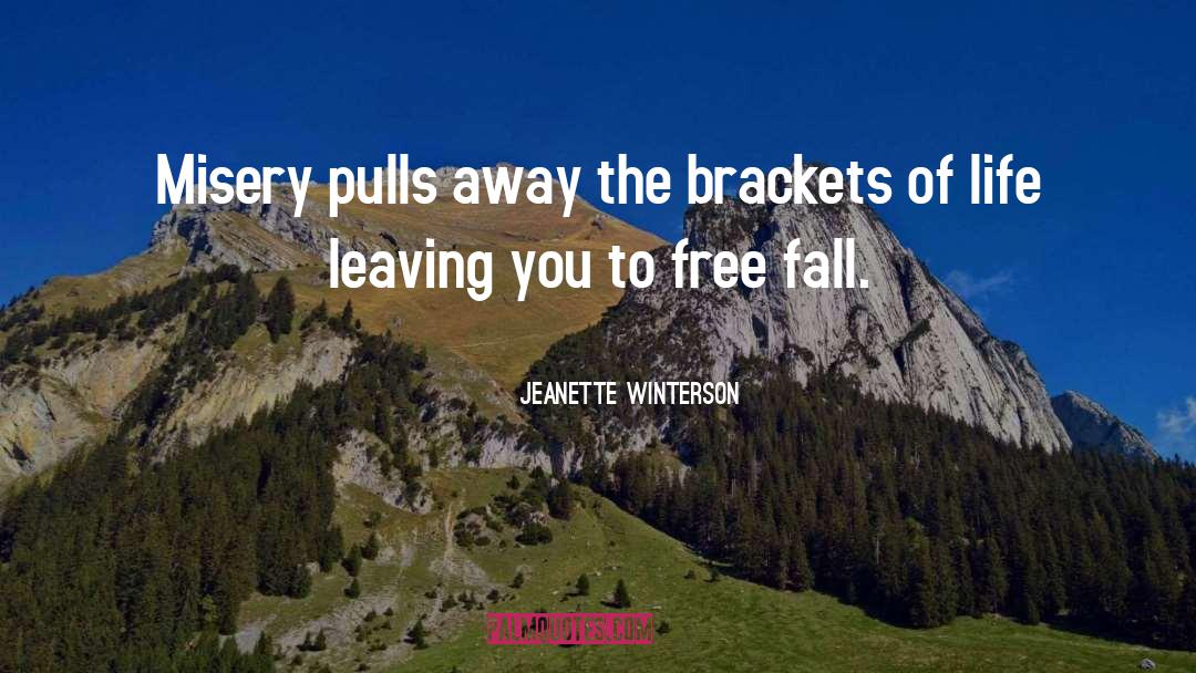 Brackets quotes by Jeanette Winterson