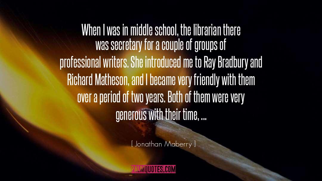 Bradbury quotes by Jonathan Maberry