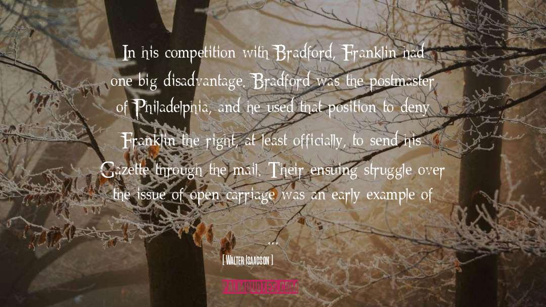 Bradford quotes by Walter Isaacson