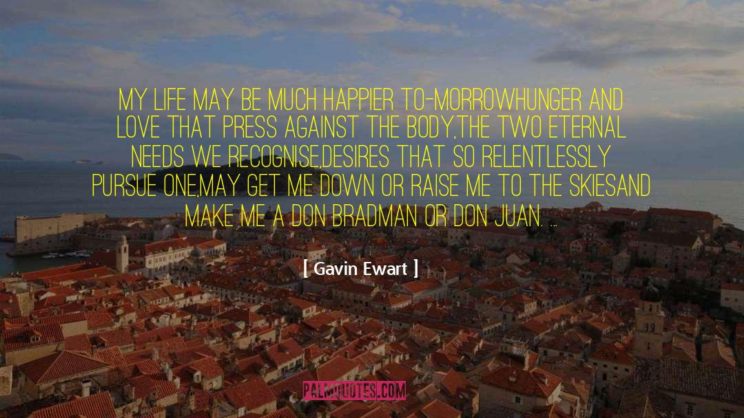 Bradman quotes by Gavin Ewart