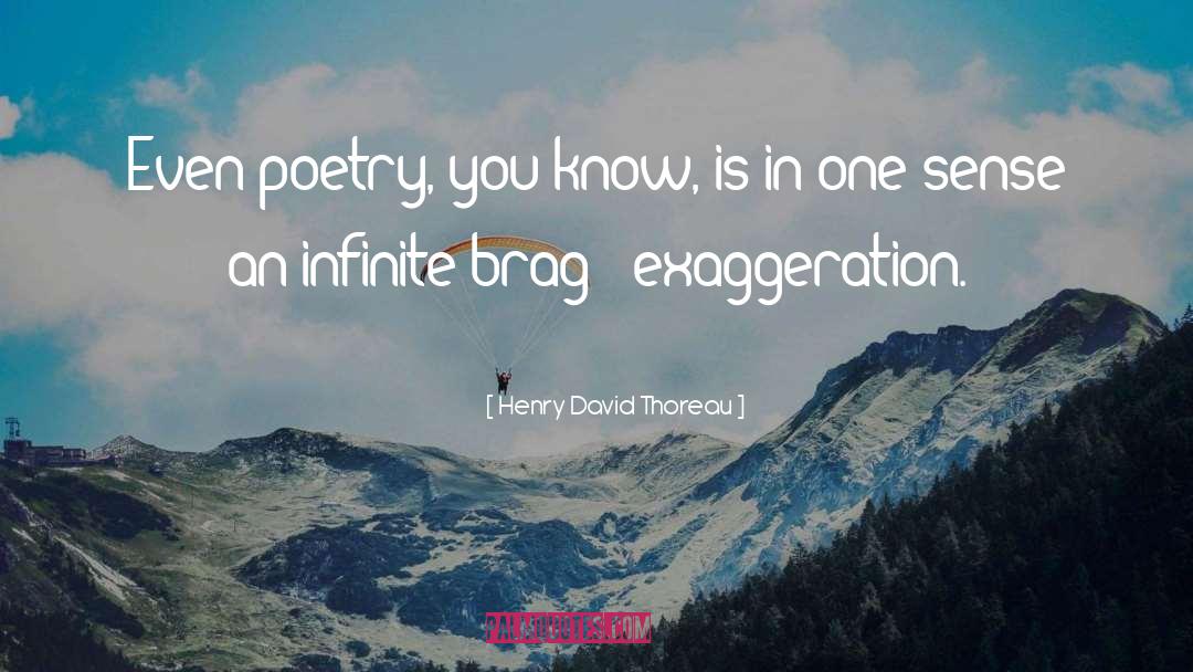 Brag quotes by Henry David Thoreau