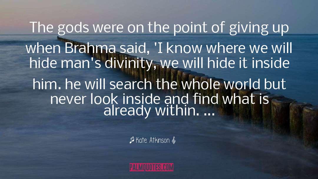 Brahma Kumari quotes by Kate Atkinson