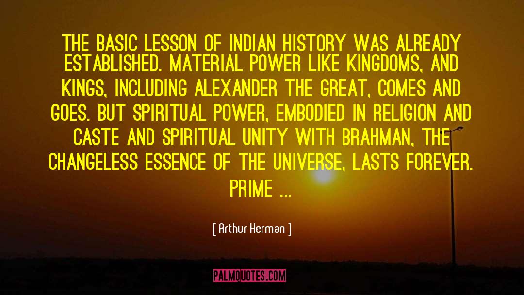 Brahman quotes by Arthur Herman