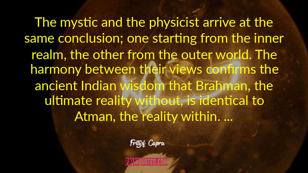 Brahman quotes by Fritjof Capra