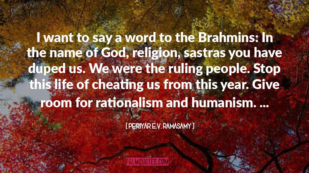 Brahmin quotes by Periyar E.V. Ramasamy