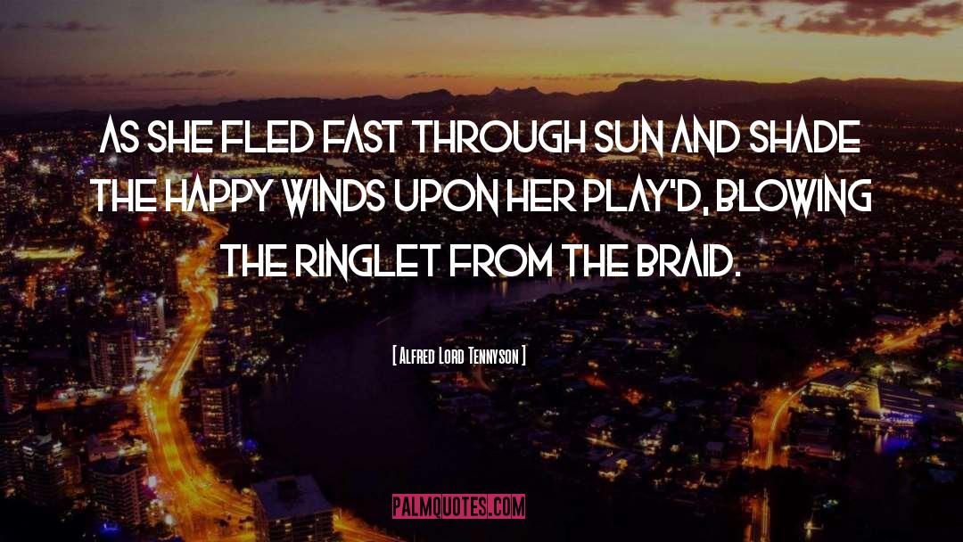 Braids quotes by Alfred Lord Tennyson