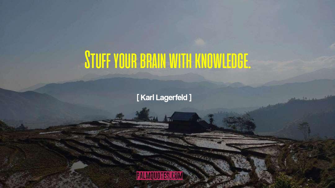 Brain Cancer quotes by Karl Lagerfeld