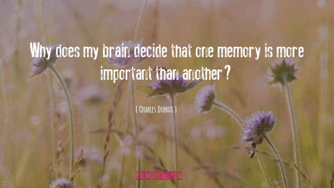 Brain Cancer quotes by Charles Duhigg