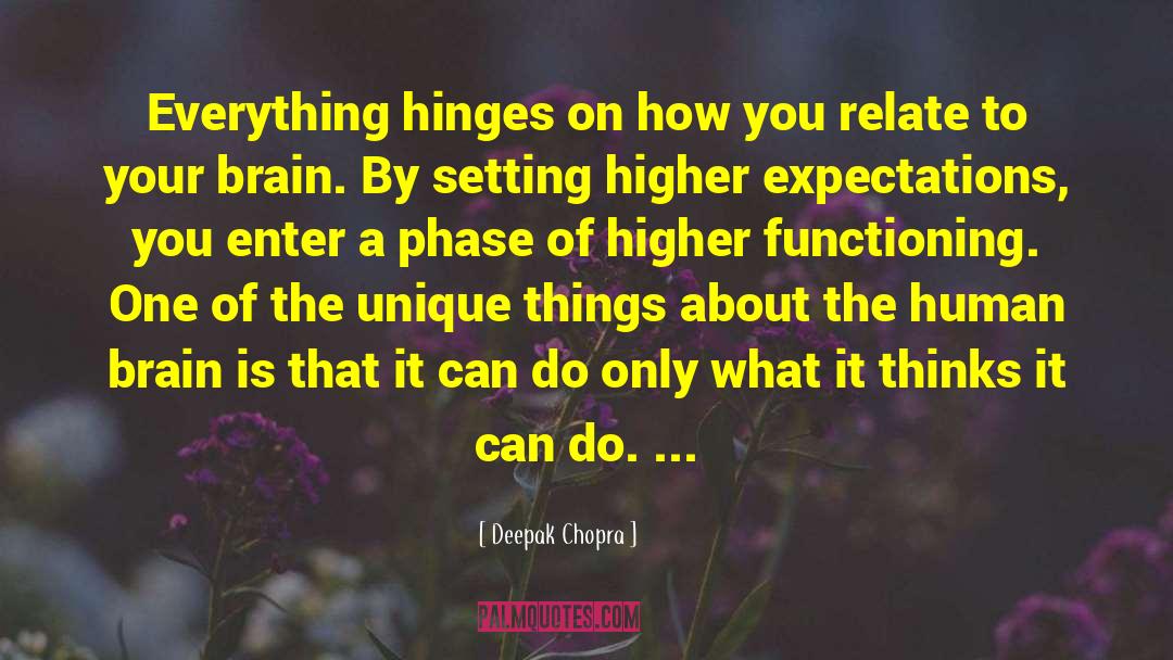 Brain Drainage quotes by Deepak Chopra