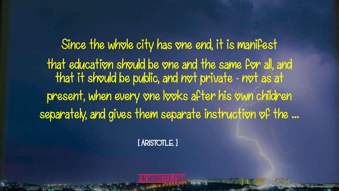 Brain Education quotes by Aristotle.