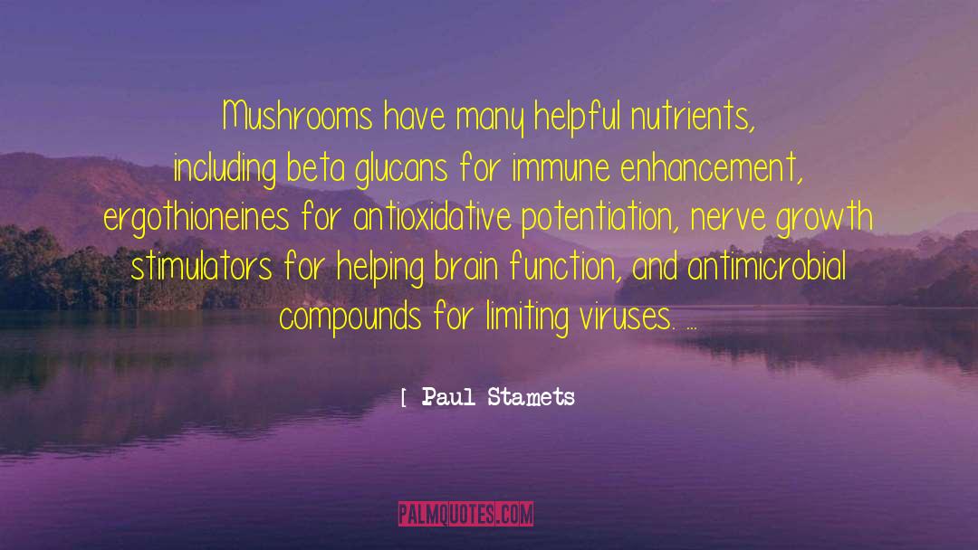 Brain Function quotes by Paul Stamets