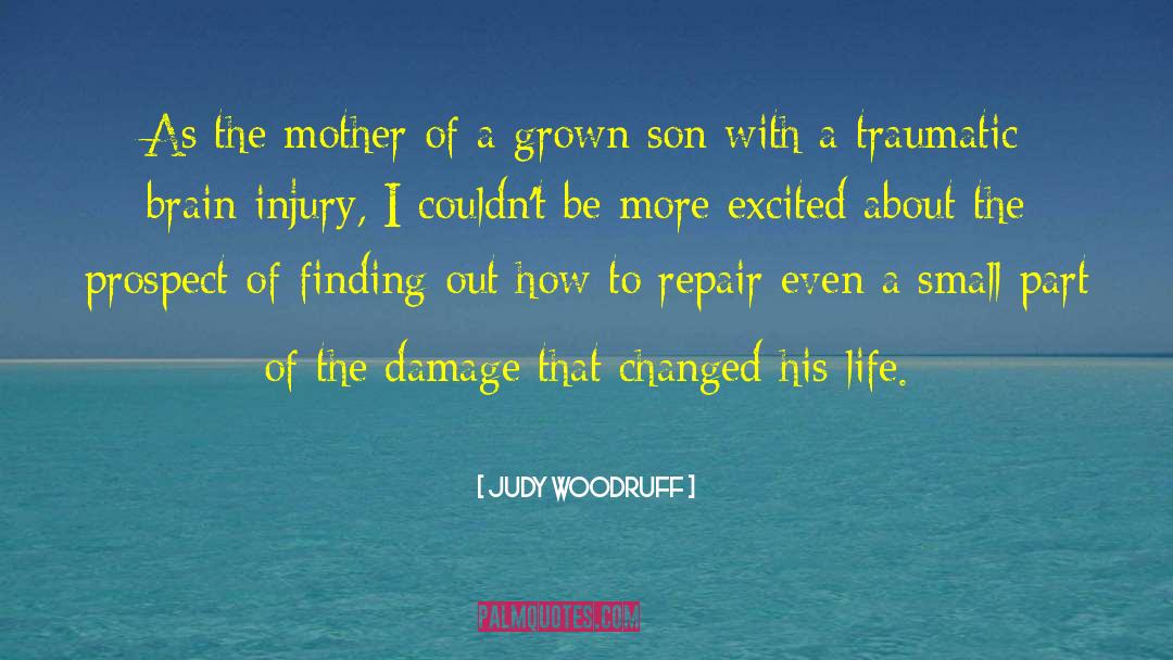 Brain Injury quotes by Judy Woodruff