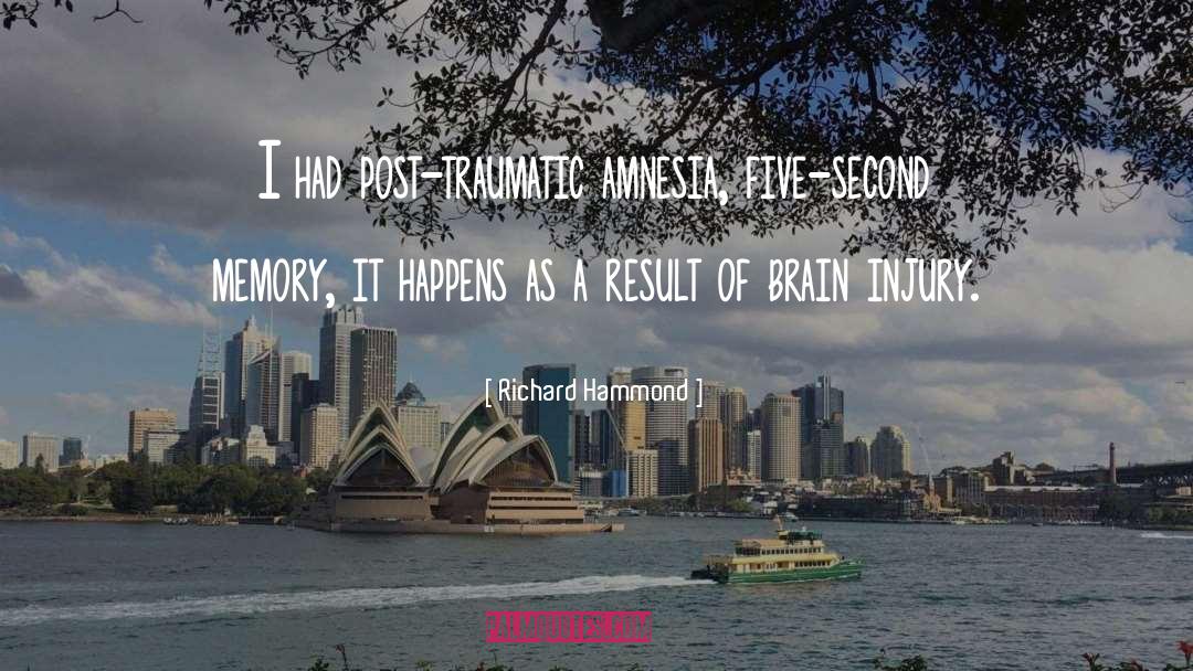 Brain Injury quotes by Richard Hammond