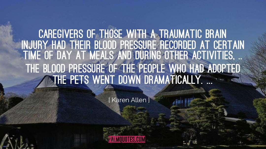 Brain Injury quotes by Karen Allen