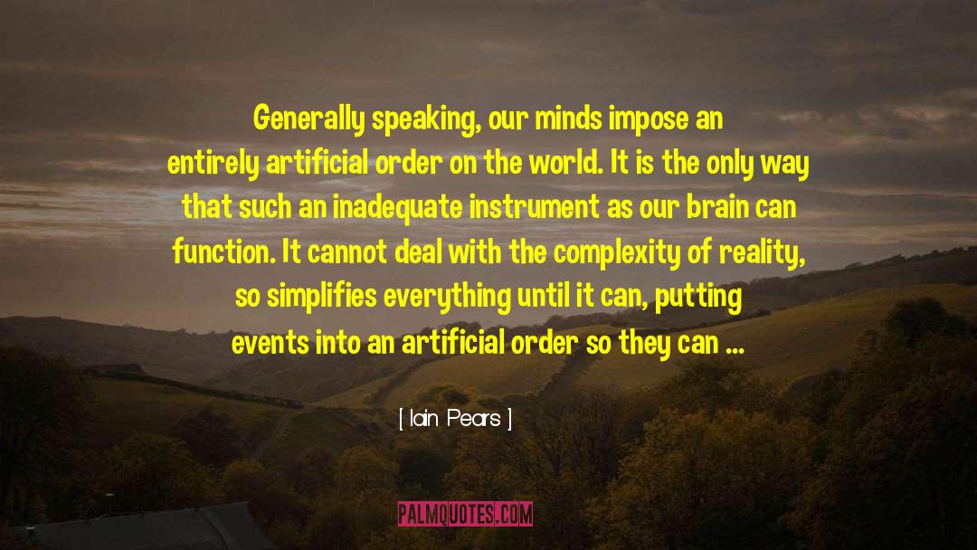 Brain Injury quotes by Iain Pears