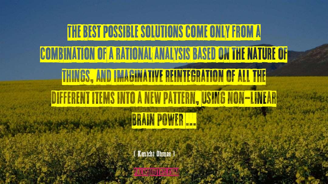 Brain Power quotes by Kenichi Ohmae