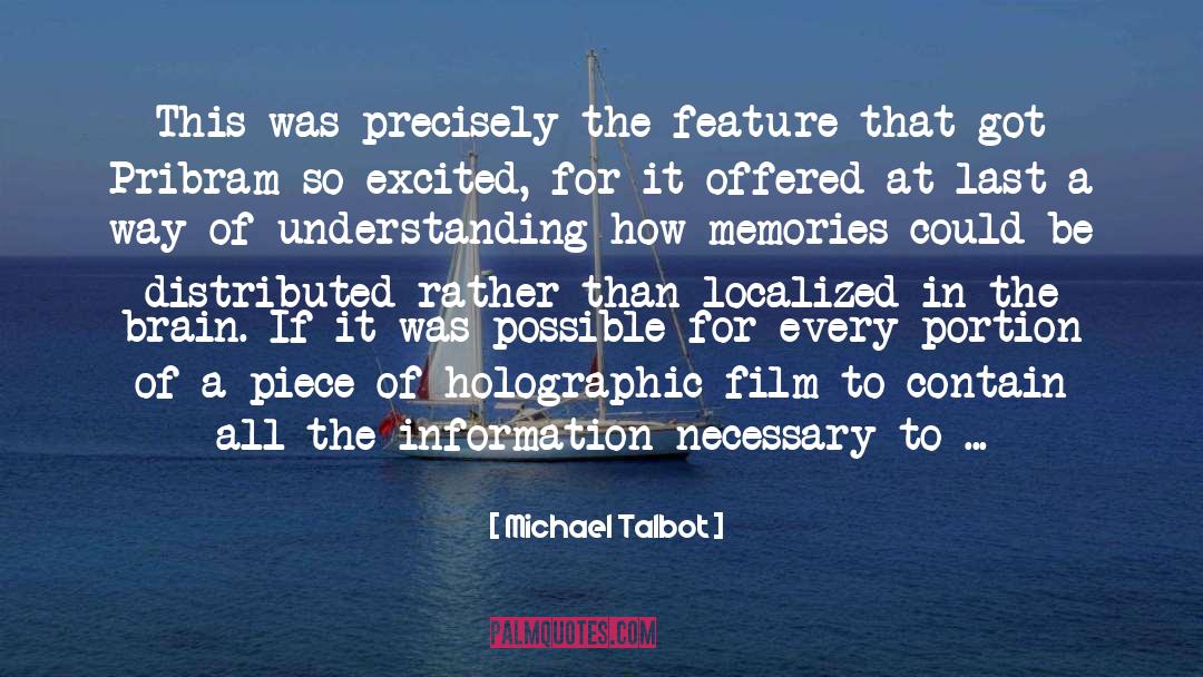 Brain quotes by Michael Talbot