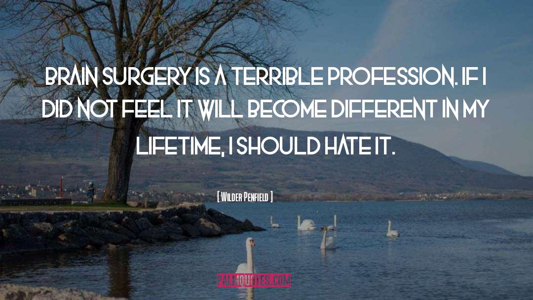 Brain Surgery quotes by Wilder Penfield