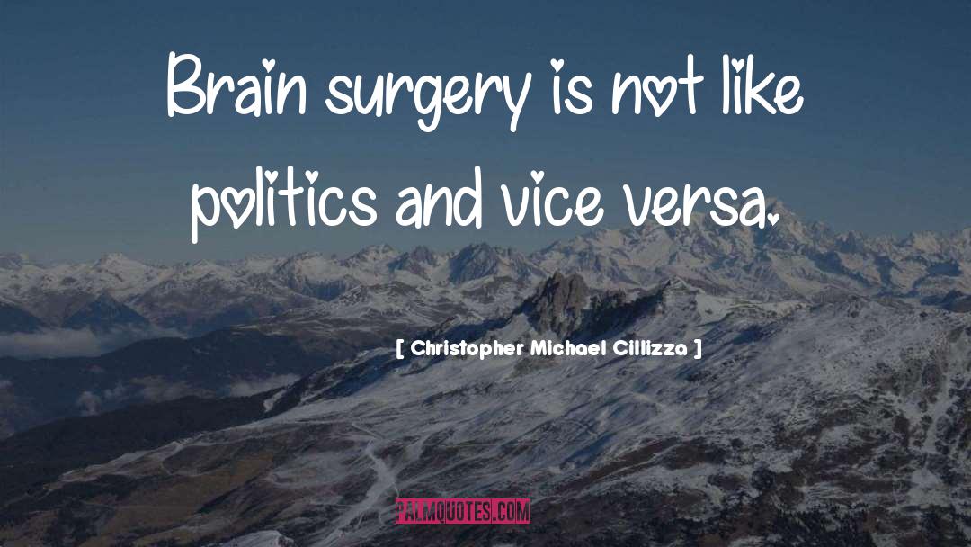 Brain Surgery quotes by Christopher Michael Cillizza
