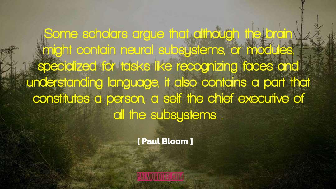 Brain Training quotes by Paul Bloom