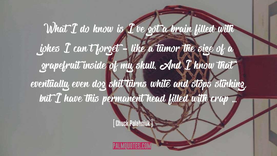 Brain Tumor Awareness quotes by Chuck Palahniuk