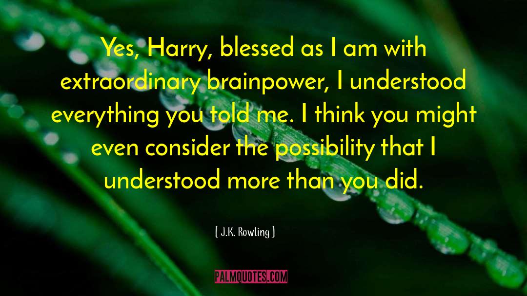 Brainpower quotes by J.K. Rowling