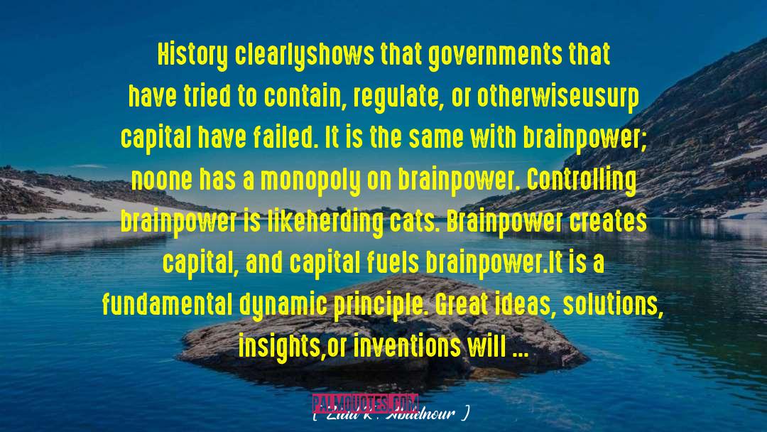 Brainpower quotes by Ziad K. Abdelnour