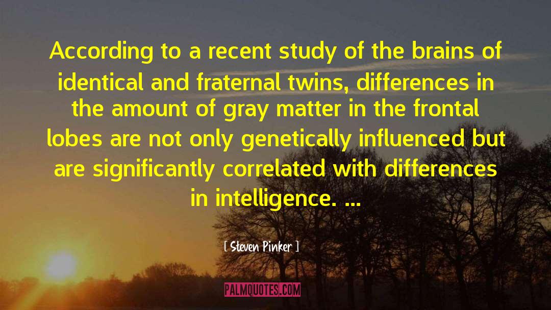 Brains Versus Brawn quotes by Steven Pinker