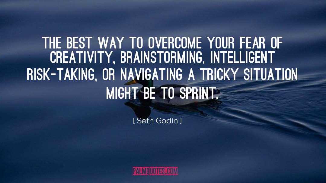 Brainstorming quotes by Seth Godin