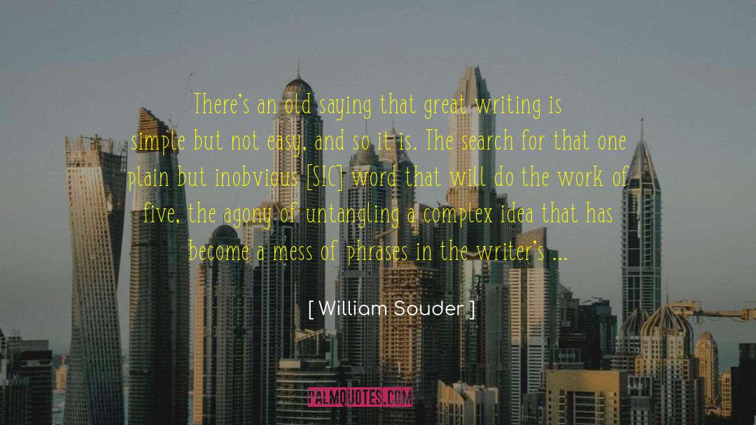 Brainstorming quotes by William Souder