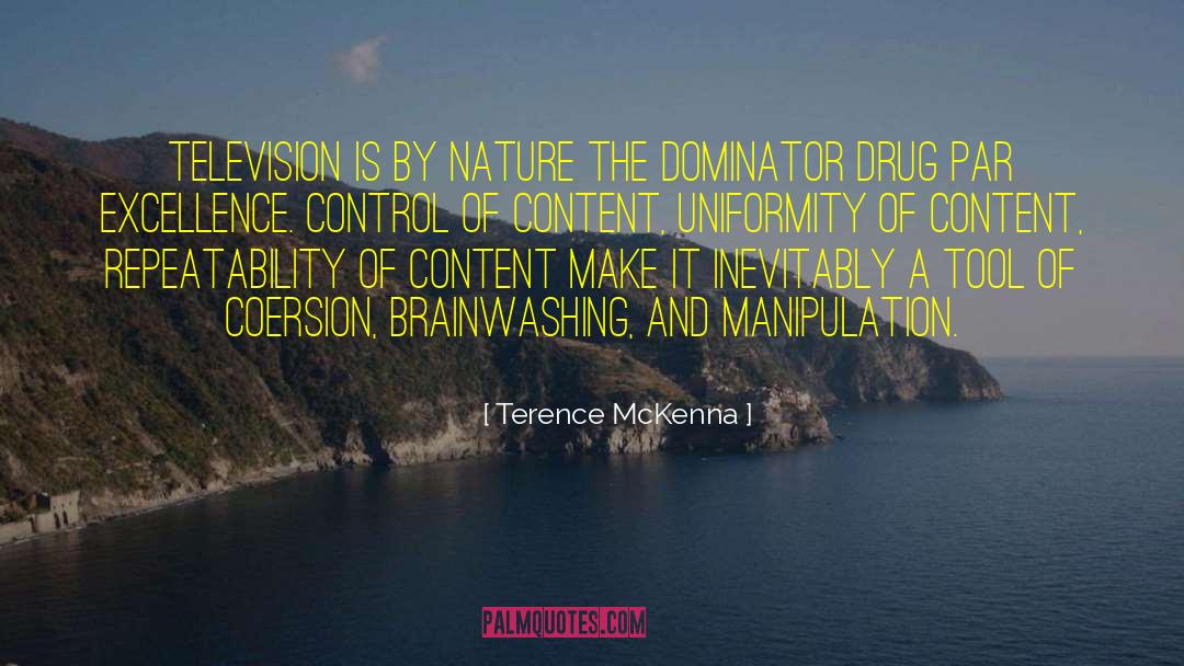 Brainwashing quotes by Terence McKenna