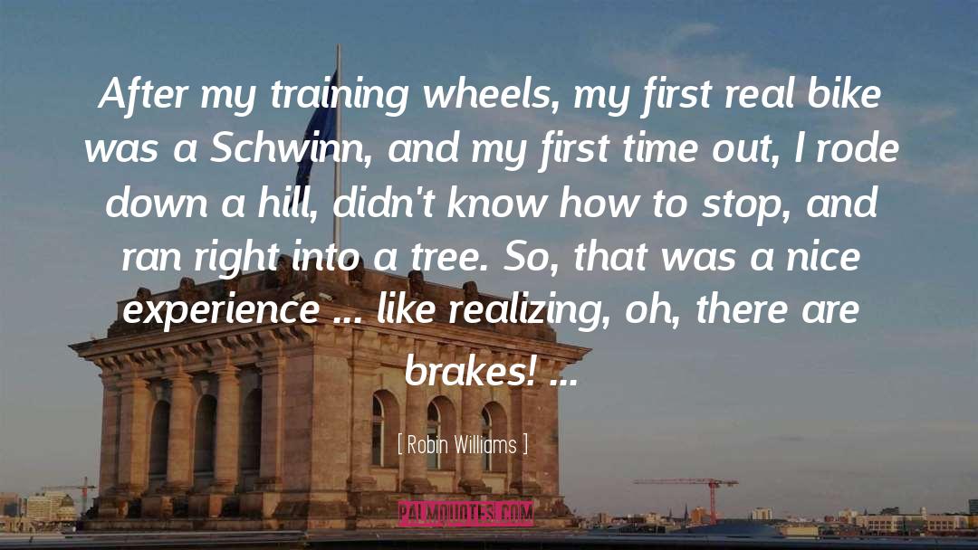 Brakes quotes by Robin Williams