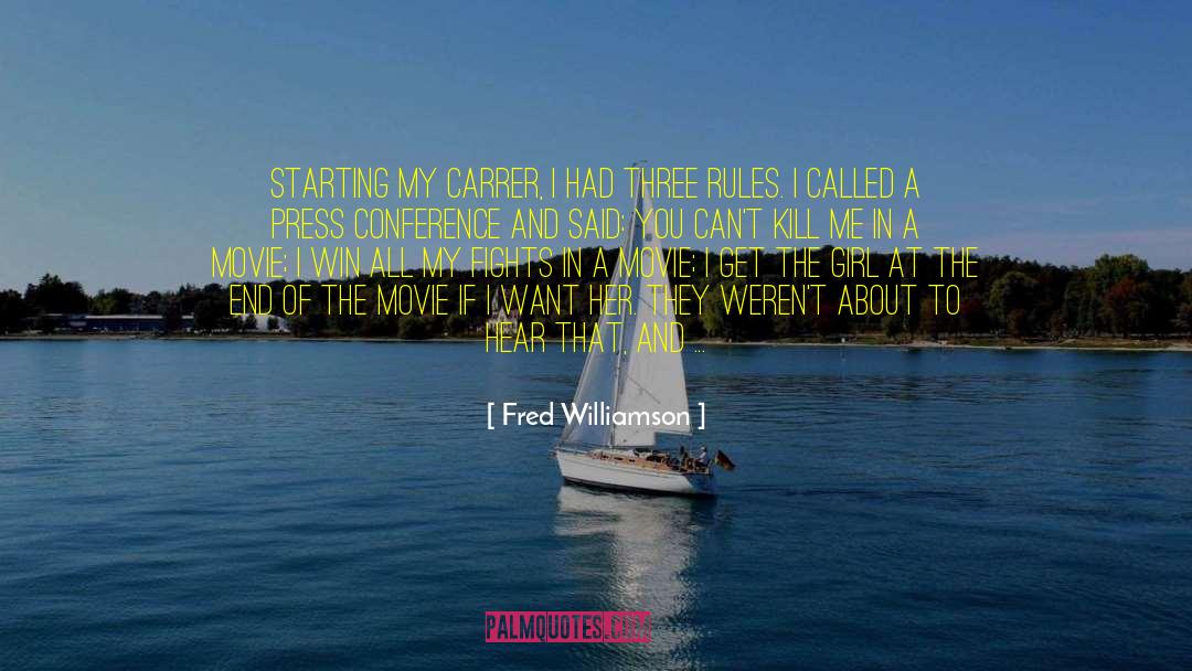 Brand Engagement quotes by Fred Williamson