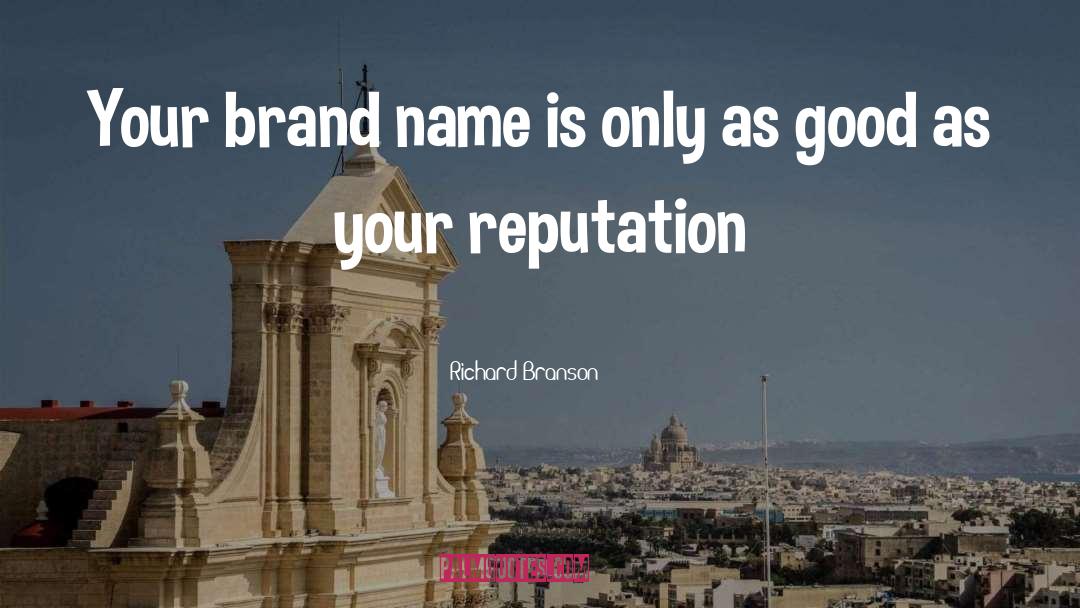 Brand Names quotes by Richard Branson
