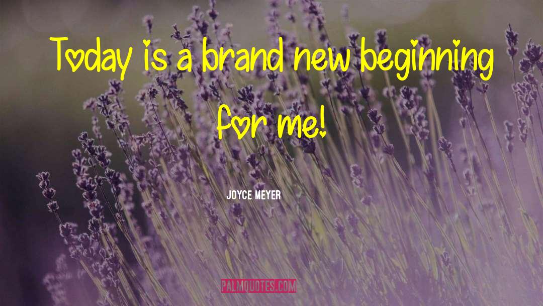 Brand New quotes by Joyce Meyer