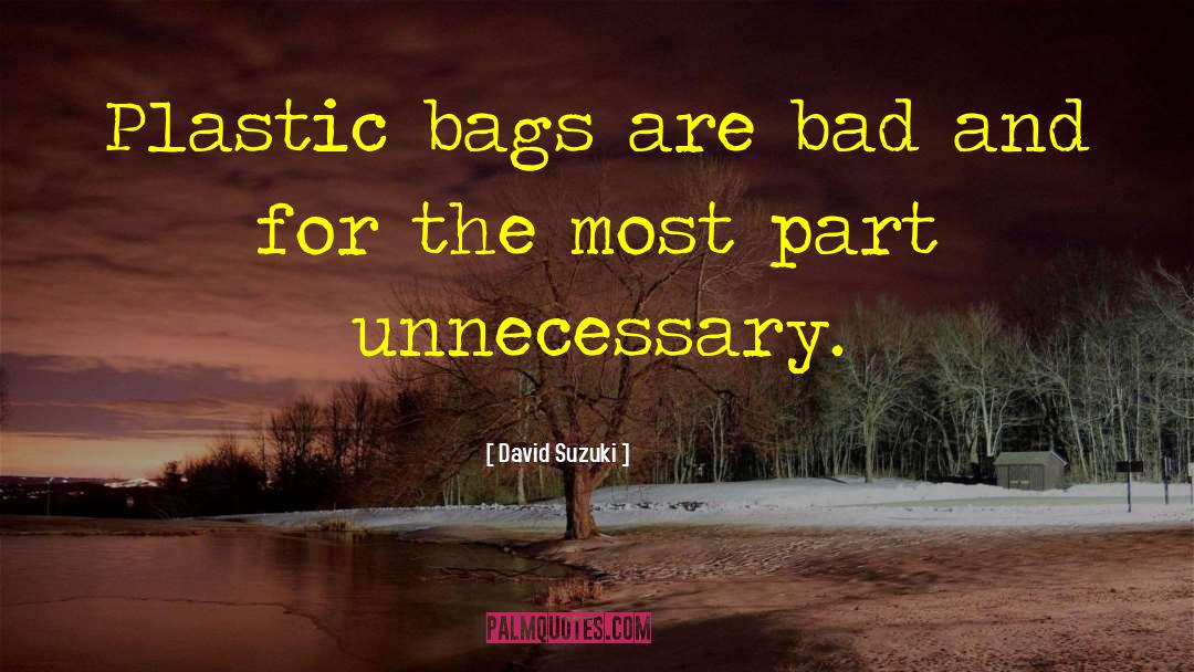 Brandable Bags quotes by David Suzuki