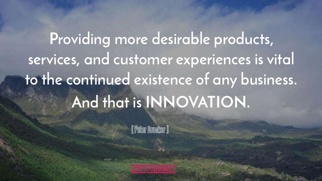 Brandable Customer Experience quotes by Peter Drucker