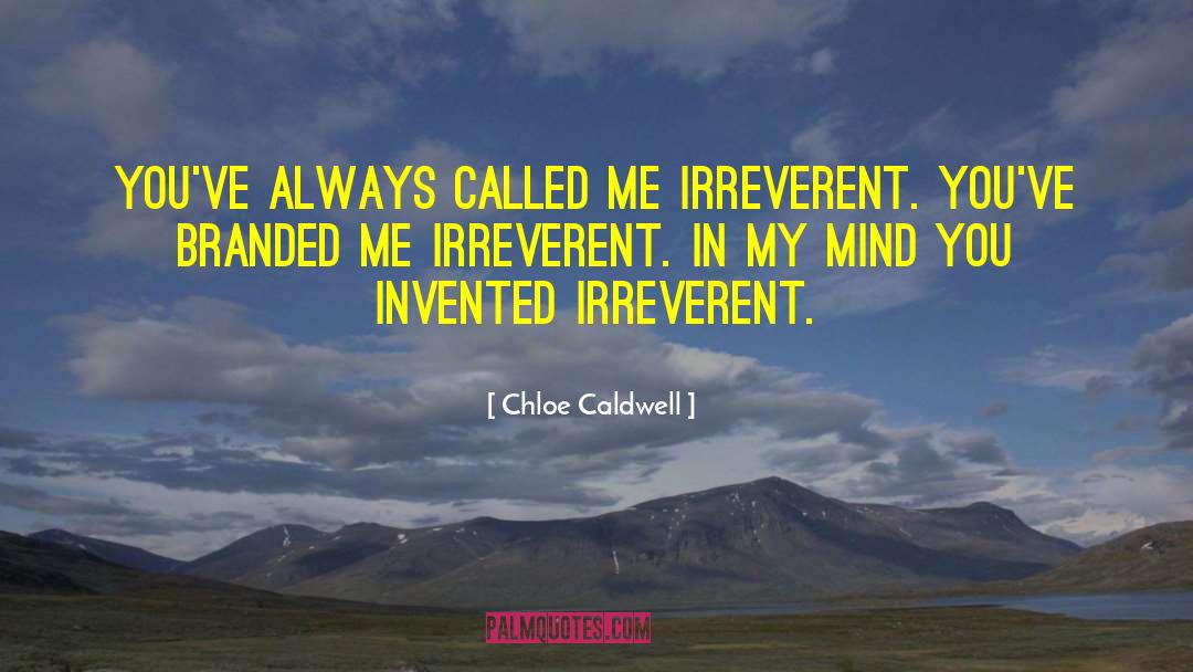 Branded quotes by Chloe Caldwell