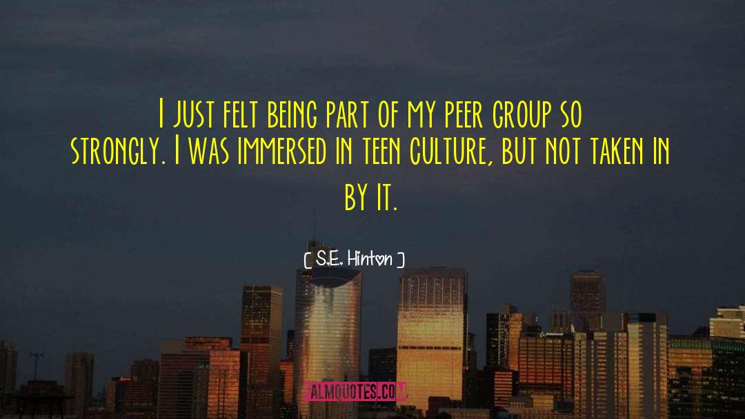 Branding Culture quotes by S.E. Hinton