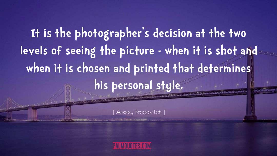 Bransch Photographers quotes by Alexey Brodovitch