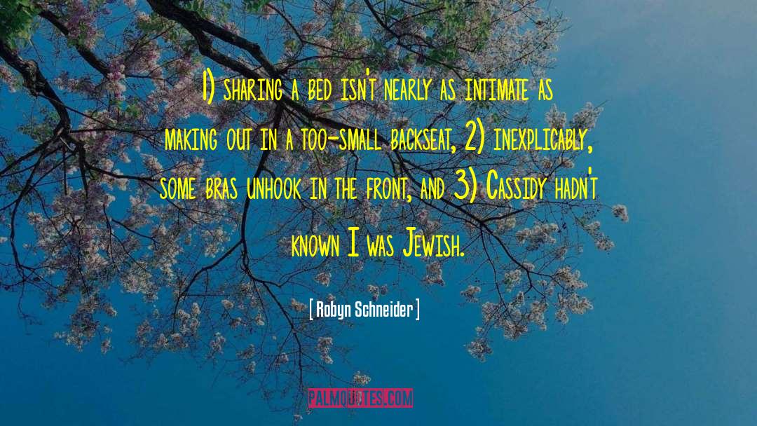 Bras quotes by Robyn Schneider