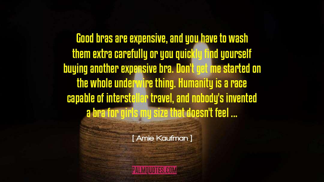 Bras quotes by Amie Kaufman