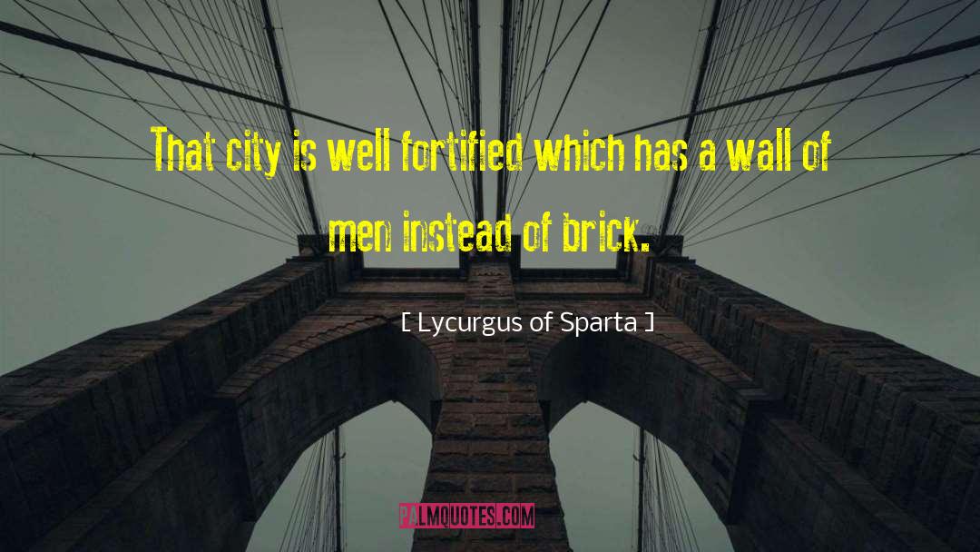 Brasidas Of Sparta quotes by Lycurgus Of Sparta