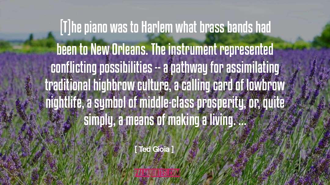 Brass Bands quotes by Ted Gioia