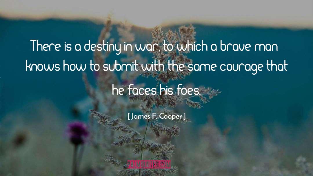 Brave Man quotes by James F. Cooper