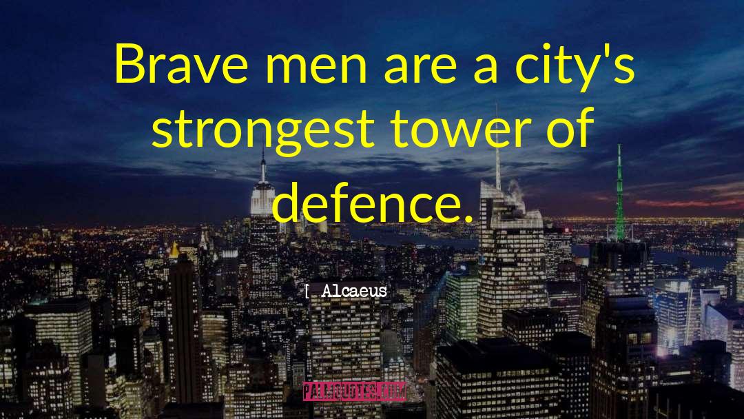 Brave Men quotes by Alcaeus