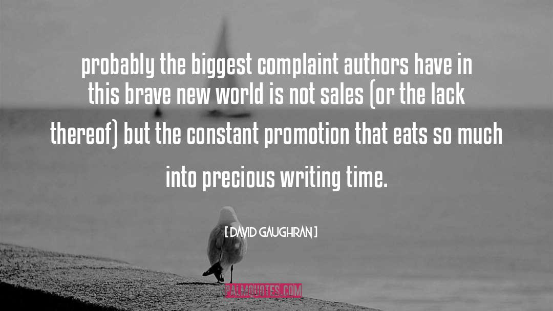 Brave New World quotes by David Gaughran