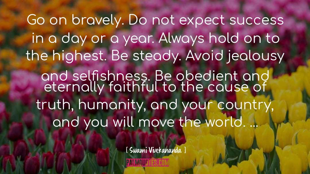 Bravely quotes by Swami Vivekananda
