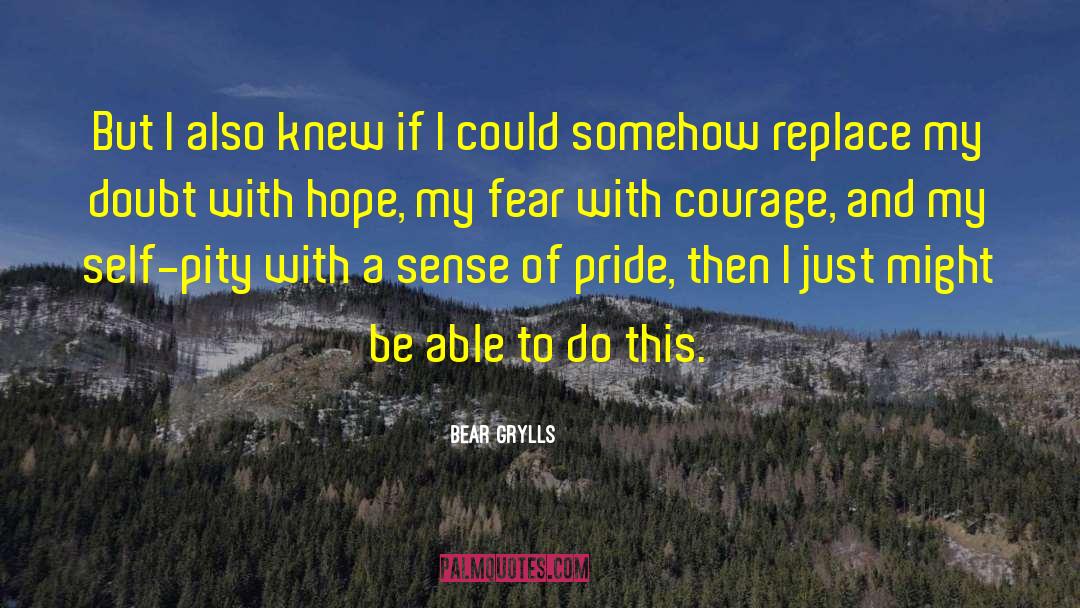 Bravery Divergent Fear Courage quotes by Bear Grylls