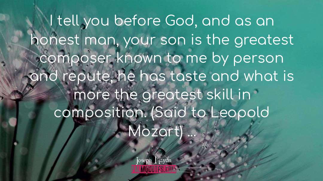 Bravo Herr Mozart quotes by Joseph Haydn